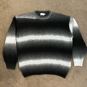 Topman Black & White Large Sweater